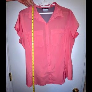 Columbia Omni-Shade Pink Shirt Large -SOLD